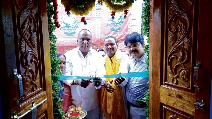 The first Indiramma house was completed
