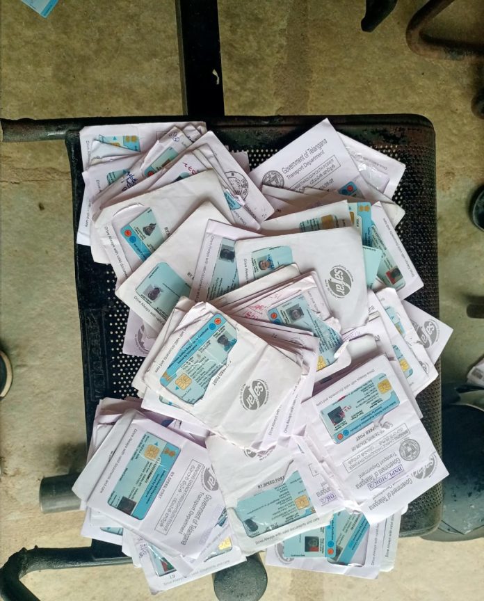 RTO's negligence on license cards