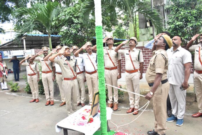 79th Independence Day celebrations at the Police Department