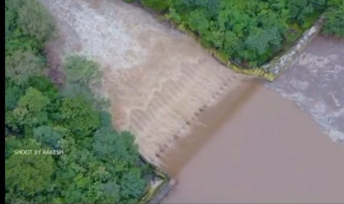 A raging stream