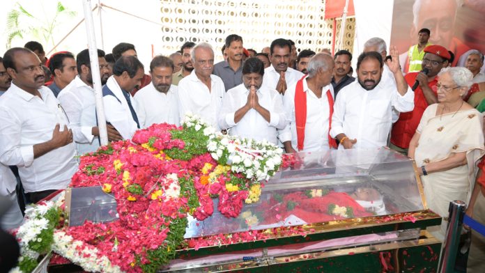 A tribute to Suravaram Sudhakar Reddy