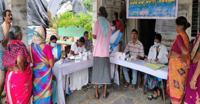 Free medical camp in Kachikal village
