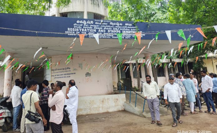 ACB raids at Adilabad registration office
