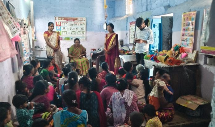 Breastfeeding Week celebrations at Anganwadi centers