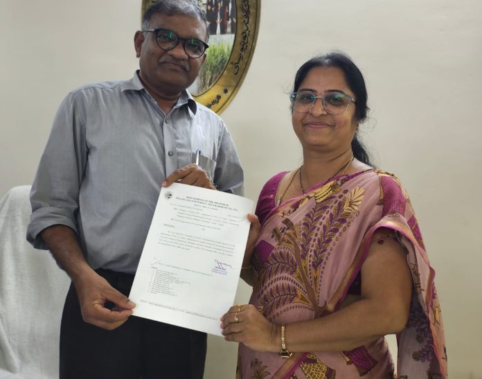 CH Aarti appointed as Principal of Telangana University Engineering College