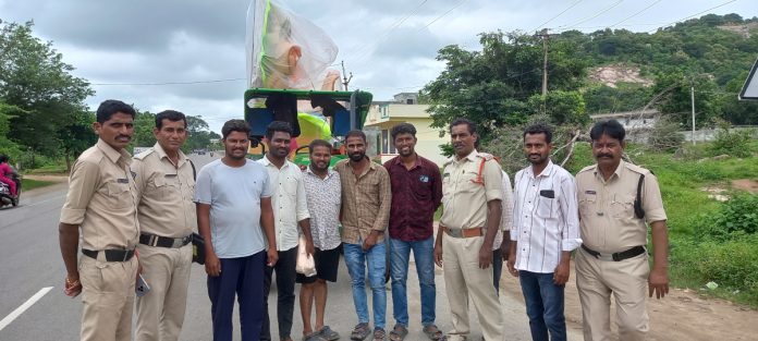 Check post set up for registration of Ganesha idols