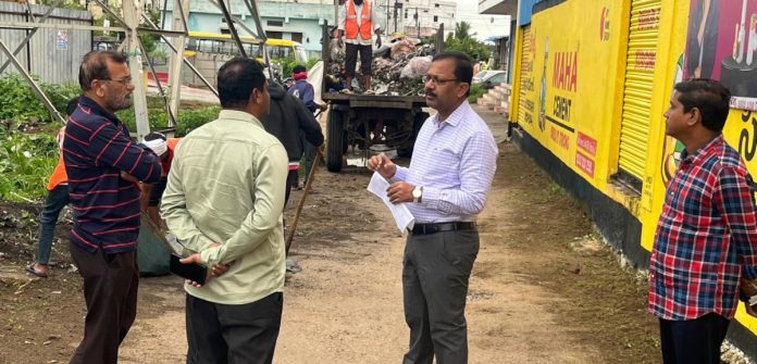 Collector conducts surprise inspection of sanitation works