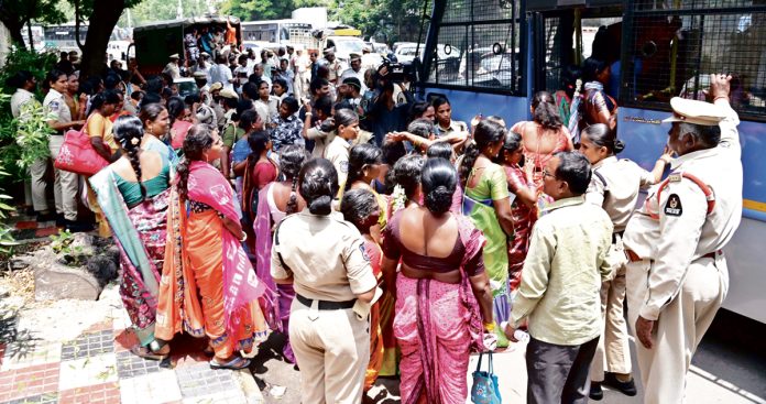 Hyderabad is tense.