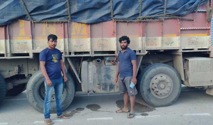 Diesel theft from parked lorries