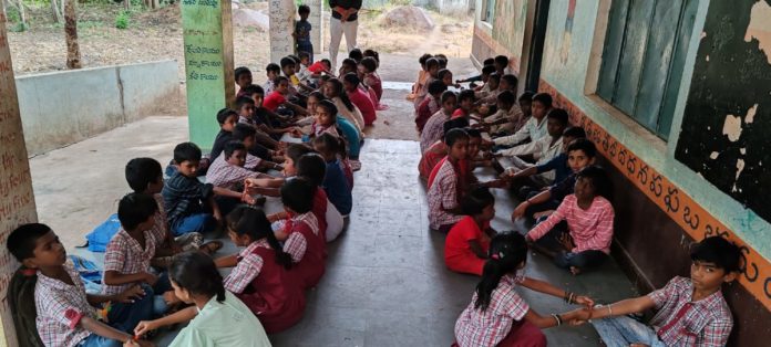 Early Raksha Bandhan celebrations at H Kelur School