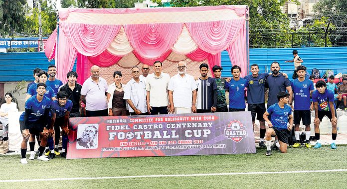 The Fidel Castro Centennial Football Cup begins with a grand opening