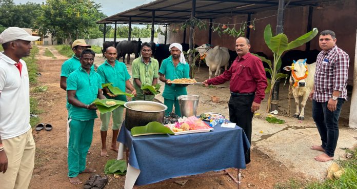 Farm festival celebrations in Adilabad jail