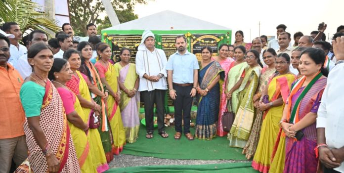 Foundation stones laid for various development projects in Kataram.