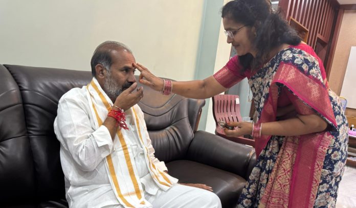 Government Whip Adi participated in Rakhi Pournami celebrations.
