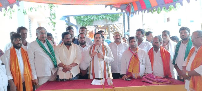Government is a big player in the development of villages: MLA Kasireddy