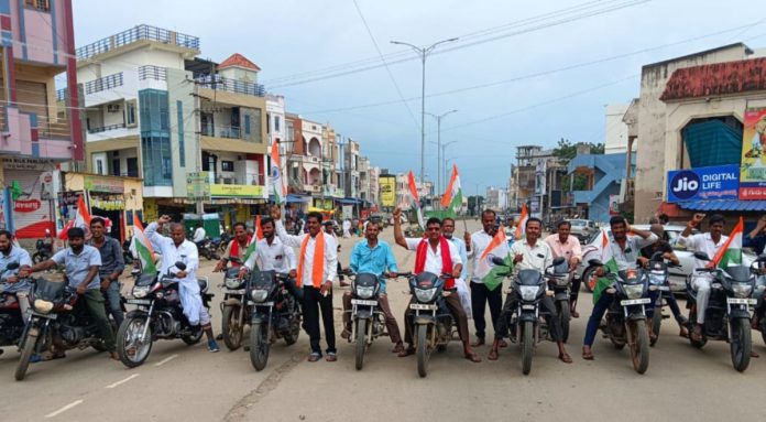 Har Ghar Tiranga Rally at Mandal Center