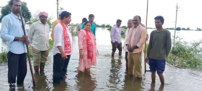 CPM team visits Nila Suburbs of Renjal Mandal,