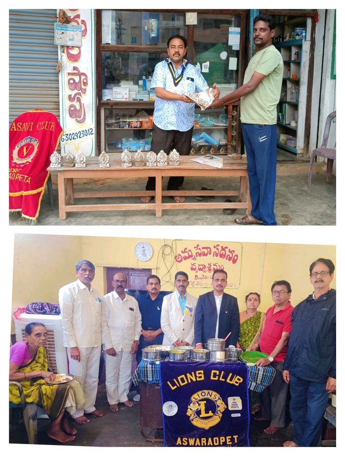 Charitable organizations promoting clay idols