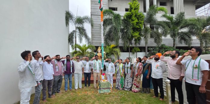 Independence Day celebrations under the auspices of Telangana Jagruti