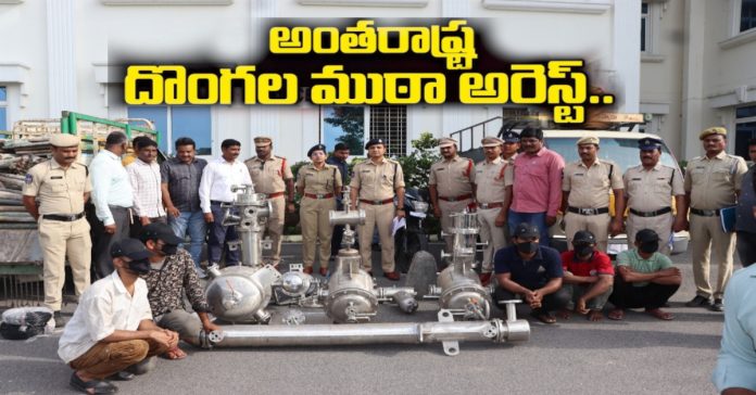 Interstate thieves arrested in Kamareddy..