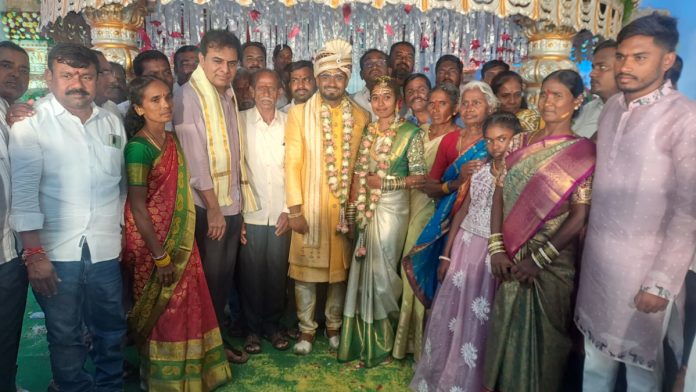 KTR, who stood by himself..