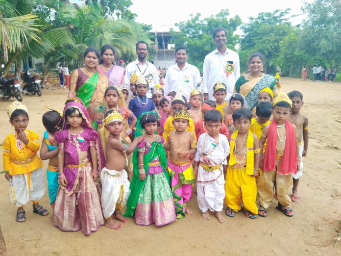 Krishnashtami celebrations at Nalanda School