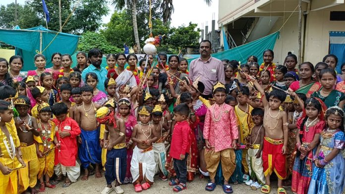 Krishnashtami celebrations in Kerala High School