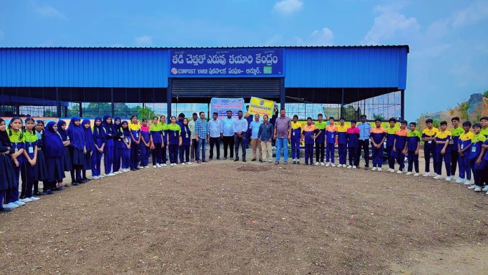 Krishnaveni School students gain awareness on waste management