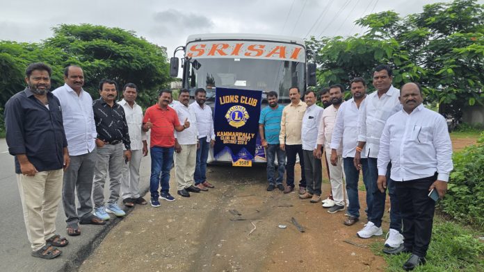 Lions Club Mandal members who moved to Hyderabad
