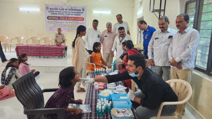 Medical camp for students under the auspices of Rotary Club