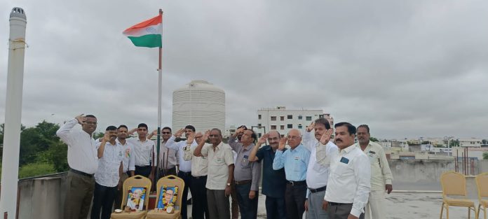 National flag hoisting at IMA building premises