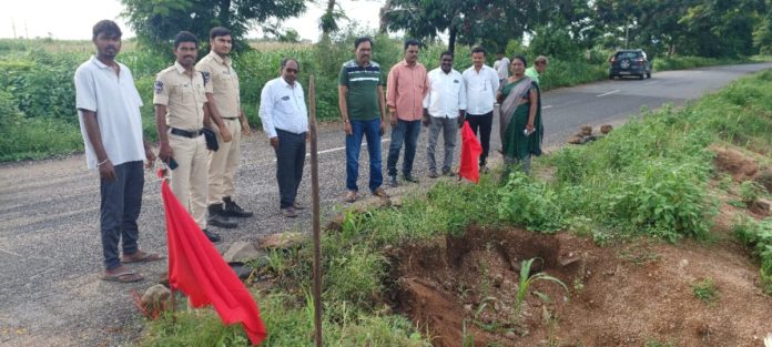 Officials inspect dangerous culvert