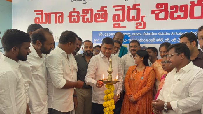 Organizing mega free medical camp is commendable: Nuda Chairman Keshavenu