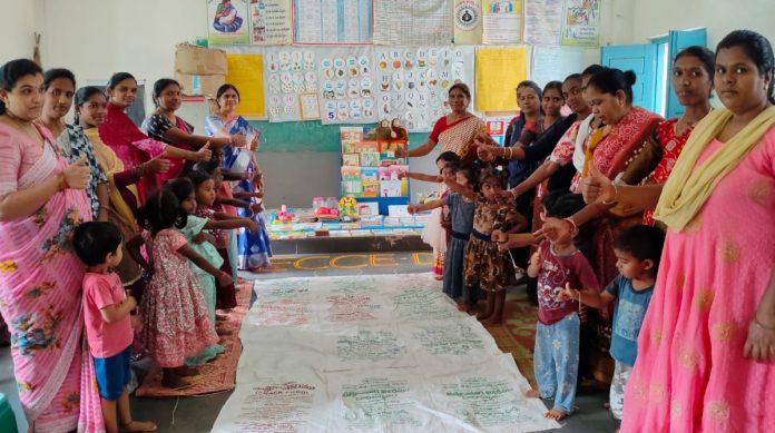 Pre-Primary Education Care Day in Anganwadi