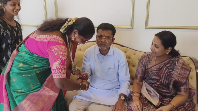 Rakhi is a symbol of sister-brother bond..