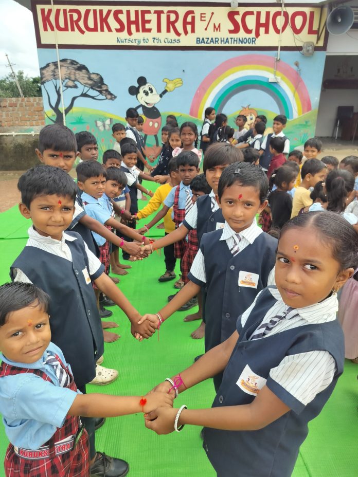 Raksha Bandhan amidst the festivities..