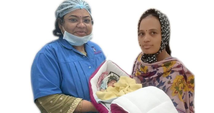 Rare VABC delivery at Srivandana Hospital..