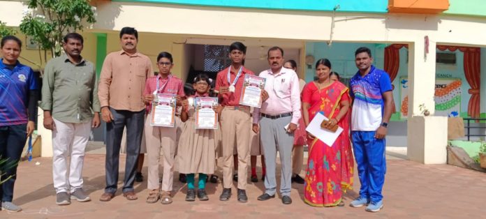 Sri Chaitanya Prabhanjanam wins in the Fourth National Kung Fu and Karate Competition..