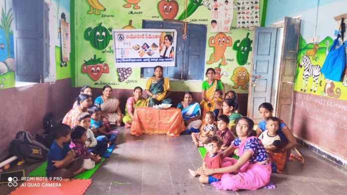 Srimantham celebrations at Kemraj Kallali Anganwadi..