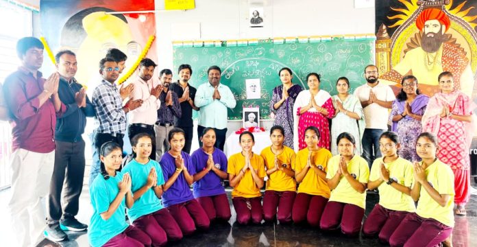 Telugu Language Day celebrations in Ekalavya