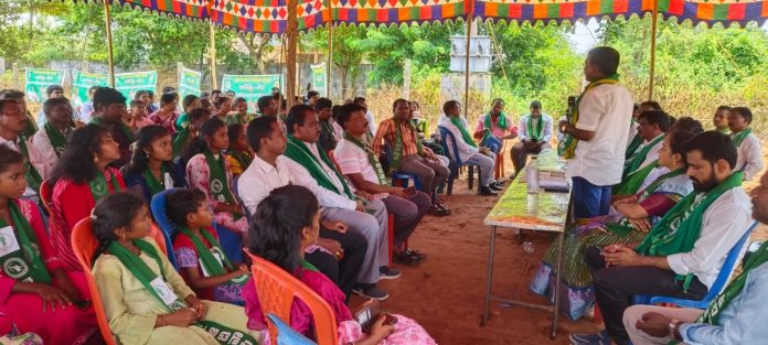 Tribal Day celebrated under the auspices of tribal and left parties