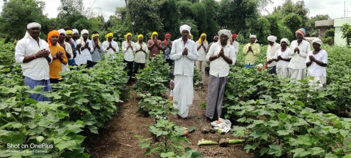 Tribals worship Nowong with devotion..