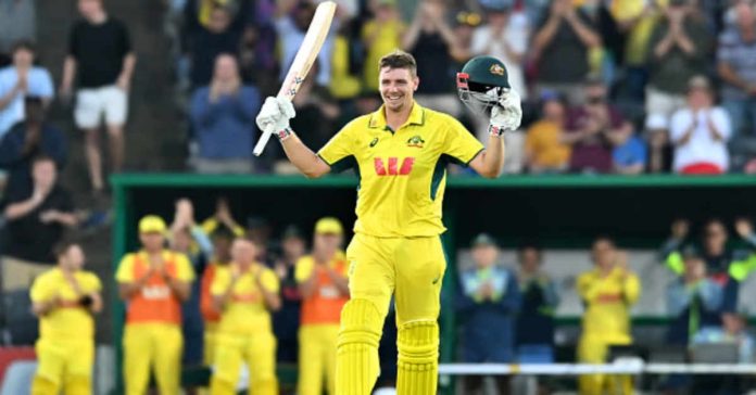Australia's huge score against South Africa.