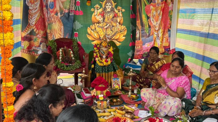 Varalakshmi Vratams are performed with great devotion and devotion.