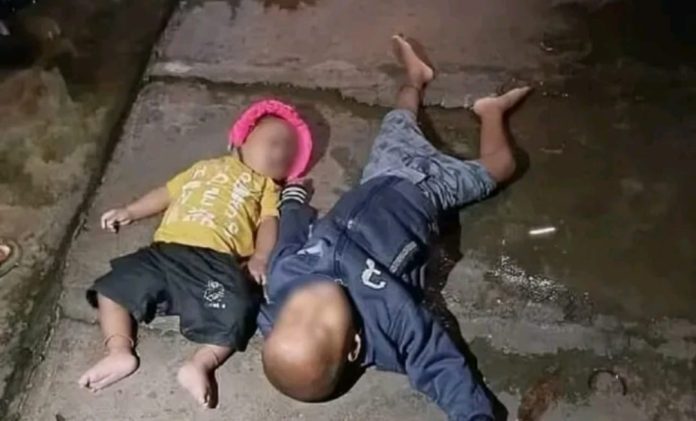 Mother attempts suicide by throwing two children into a well