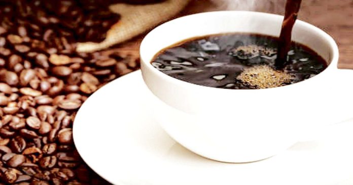 black coffee...