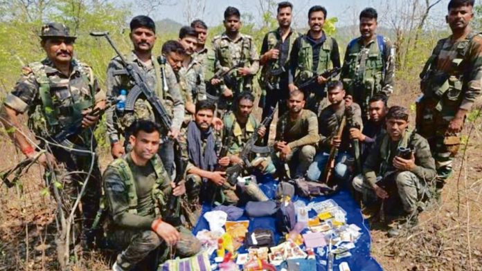 Four Maoists killed