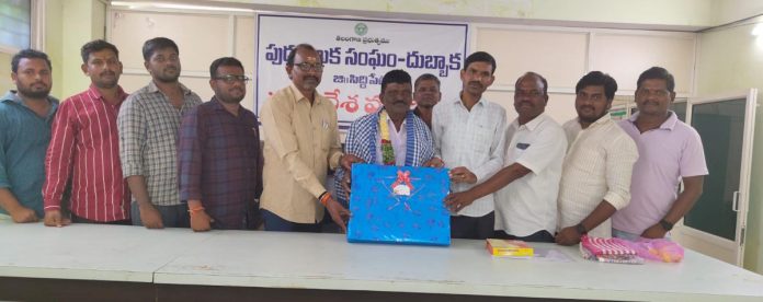 A great honor for electrician Rajireddy