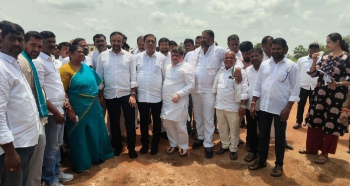A group of Congress ministers inspected the BC Declaration meeting venue.