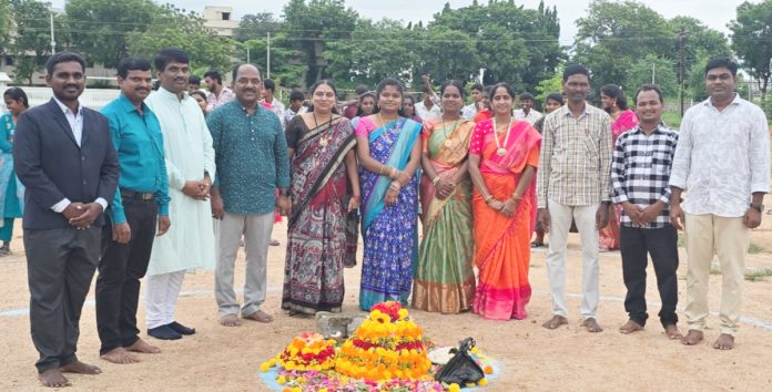 Bathukamma celebrations at Don Bosco Junior College
